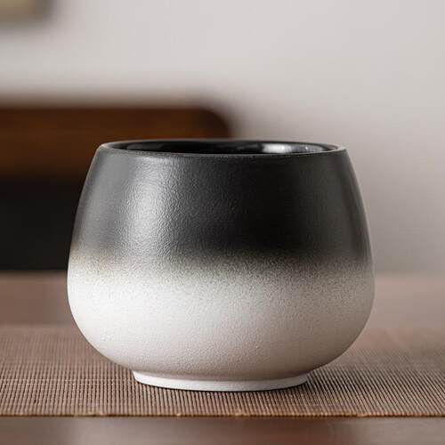 陶瓷杯水墨远山茶道配件整套茶具