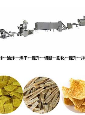 膨化苦荞片生产线全自动苦荞片生产线亚麻籽酥生产线膨化机