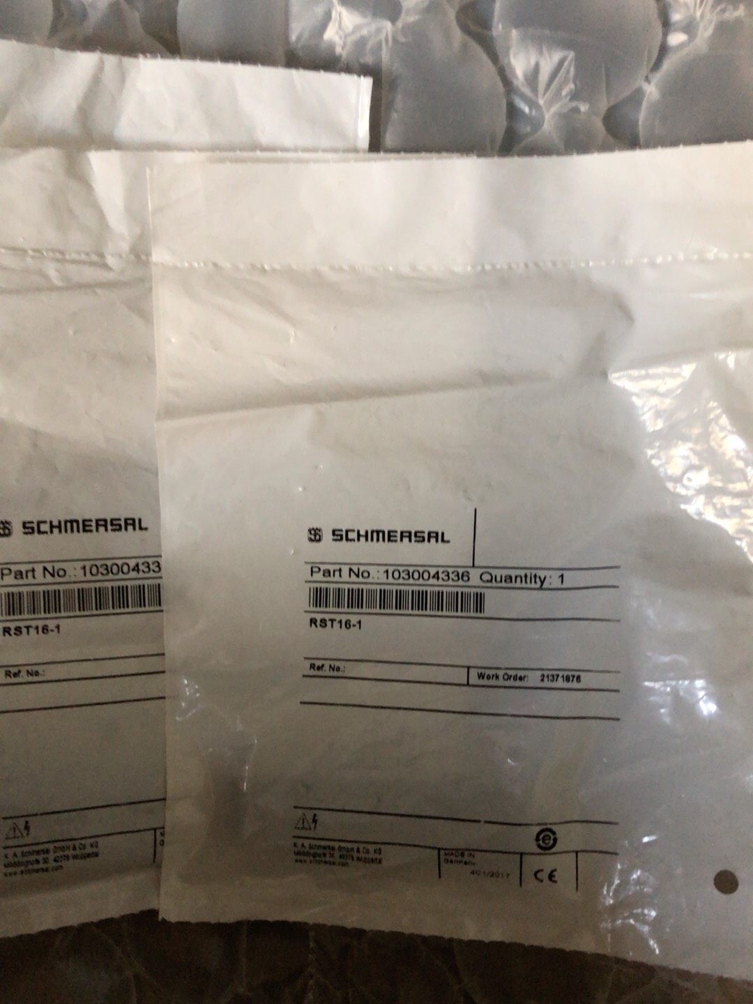 施迈赛RST16-1安全传感器103004336全新原装正品