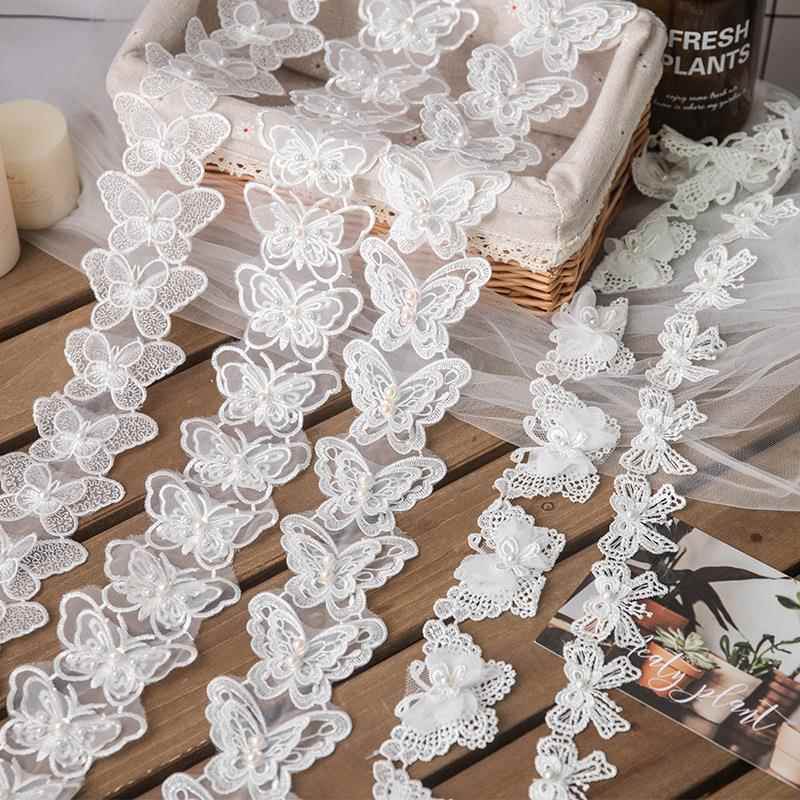 厂家直销 蝴蝶结系列花边服装辅料刺绣diy手工领口袖子裙摆边布艺