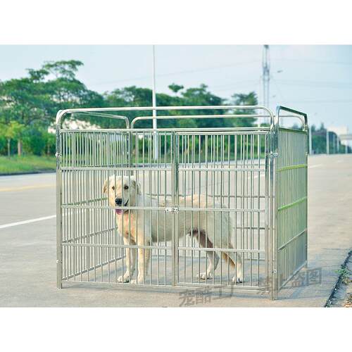不锈钢狗笼子泰迪宠物狗围栏小中大型犬护栏金毛萨摩栅栏多省包邮