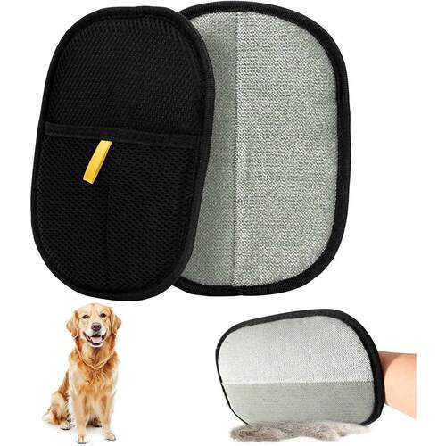 Upgrated Pet Hair Remover Glove Double-Sided Fur Gloves Cat