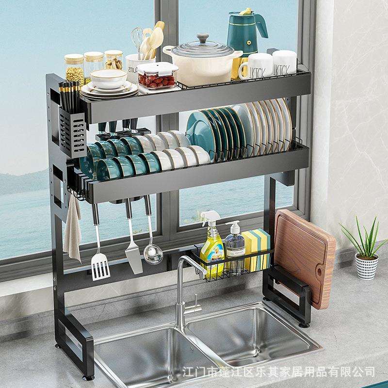 厨房水槽沥水架置物架碗碟架多层餐具收纳架子洗碗沥水篮多层收纳