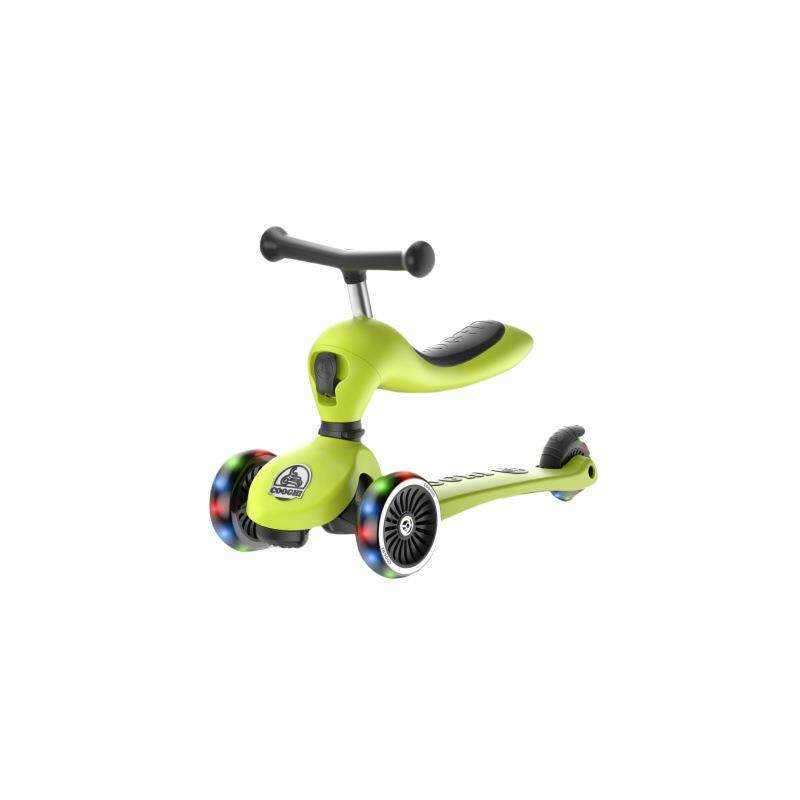 酷骑儿童滑板车V2二合一可坐可骑1-3-6岁多功能酷奇儿童滑步车