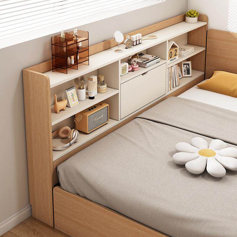 卧室实木超窄床尾柜床边小侧边柜床头长条柜子窄夹缝收纳储物置物