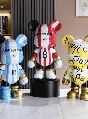 大型落地式暴力熊存钱罐客厅家庭简单电视柜无障碍豪华卡通创意装