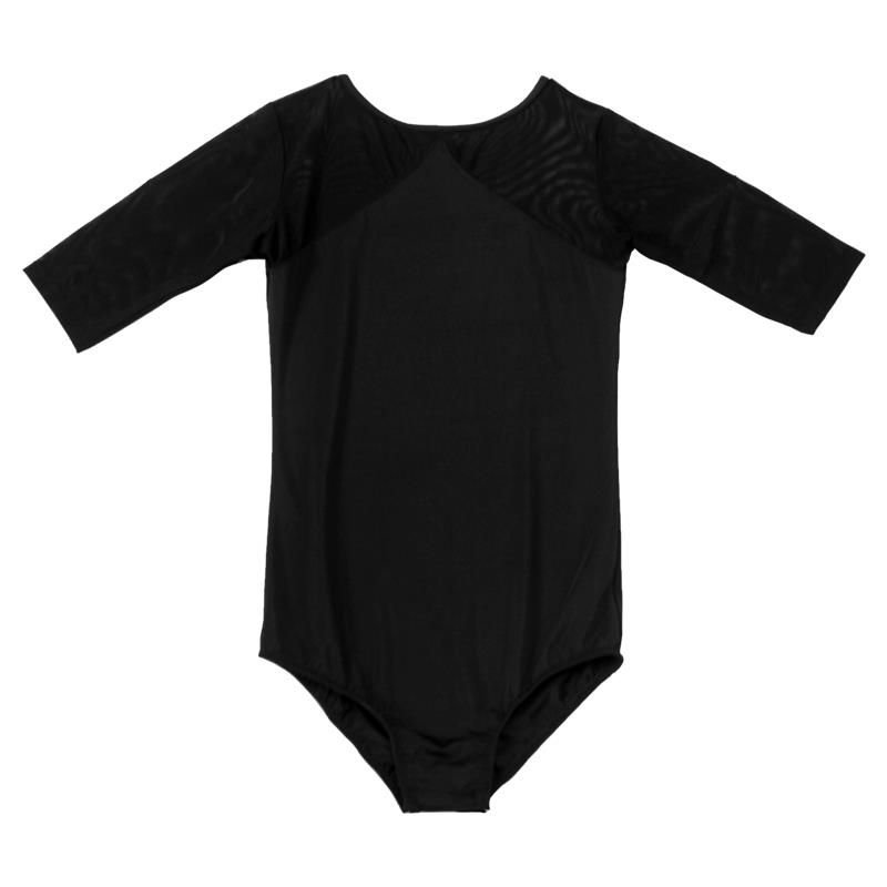 高档CON赛Y少儿拉丁舞服童装女孩拉丁舞裙中N袖练功比演出舞蹈服