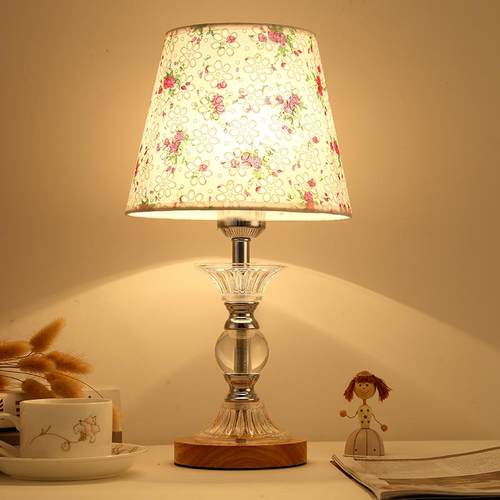 高档现代简欧约遥控书房卧室床头时尚装饰护眼调节光能LE式D水晶