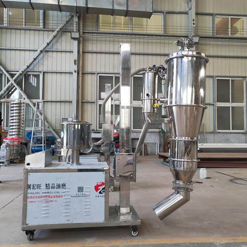 机械移动升降真空上料机负压上料筛分组合一托多系统
