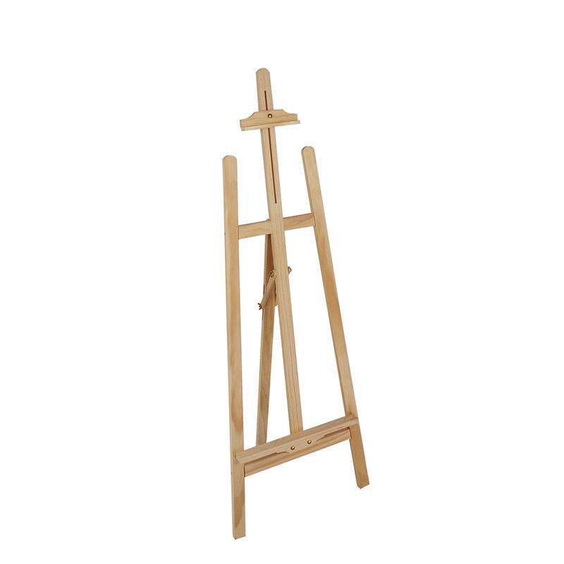 新西兰松木后撑式画架 后撑式木质画架油画架展示架