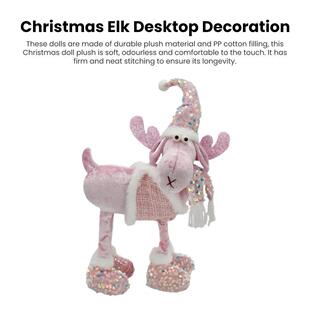 Plush Christmas Decorat Reindeer Festive Gift Idea