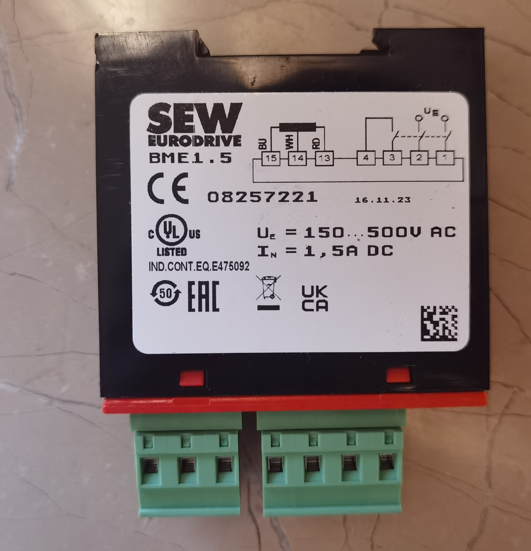 全新SEW整流器模块BME1.5，型号08257221，适用