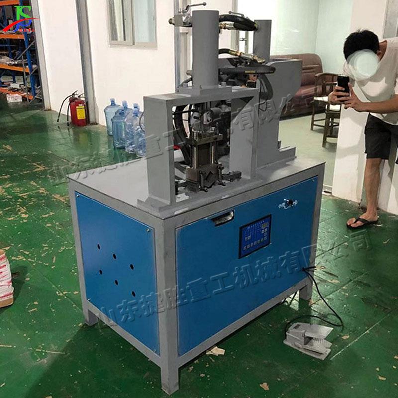电动双工位液压切角机 小型不锈钢管折角机 全自动金属管材冲角机
