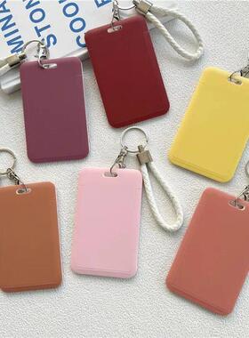 Plastic Simple ID Business Card Holder Bags Credit Bank ID H