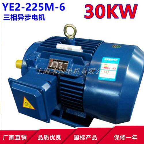 YE2系列三相异步电动机YE2-225M-6 30KW 6极三相异步电机 马达