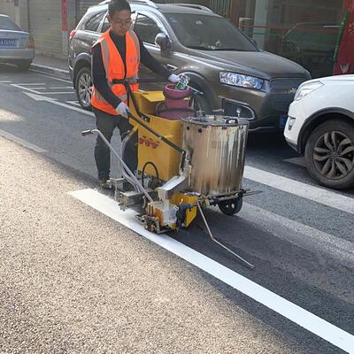 高速公路热熔划线机划线机热熔料厂家电动手推式热熔划线机