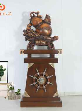 五福临门招财纳福葫芦摆件家居客厅玄关电视柜装饰品新家乔迁礼物