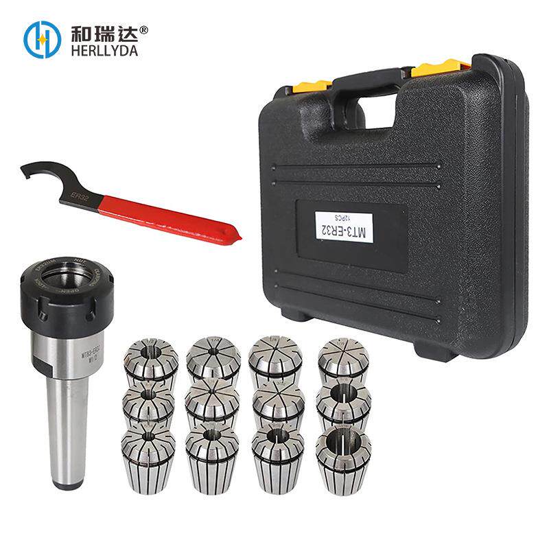 莫氏后拉MT3-ER32-12PCS英制12支装筒夹套装公制英制螺纹