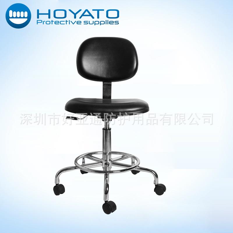 厂家现货供应带脚轮升降办公转椅 五星脚防静电调节椅子电脑椅