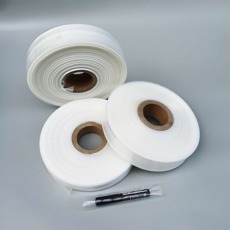 2cm超窄pe筒料筒膜卷膜透明高压塑料包装薄膜长条直通平口袋定 做