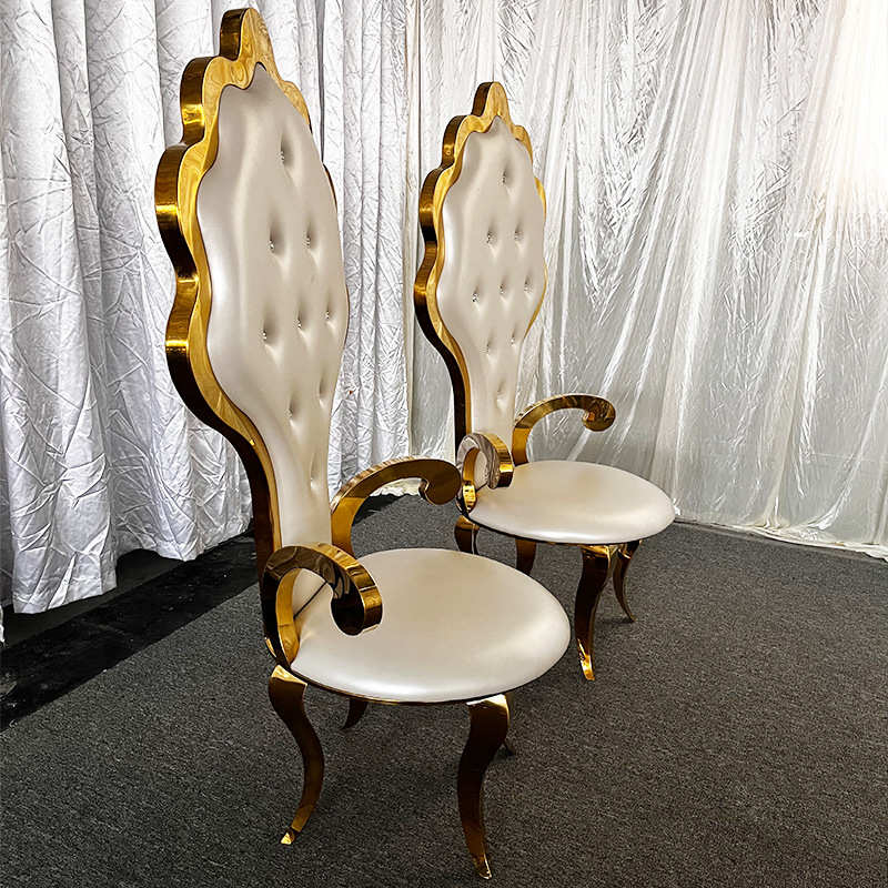 酒店宴会铁椅婚庆会所会场靠背皮软包椅酒楼餐厅金属凳子厂家