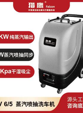 猎鹰STV6/5温压蒸汽洗车机商业大功率清洗车身内饰洗车店专用