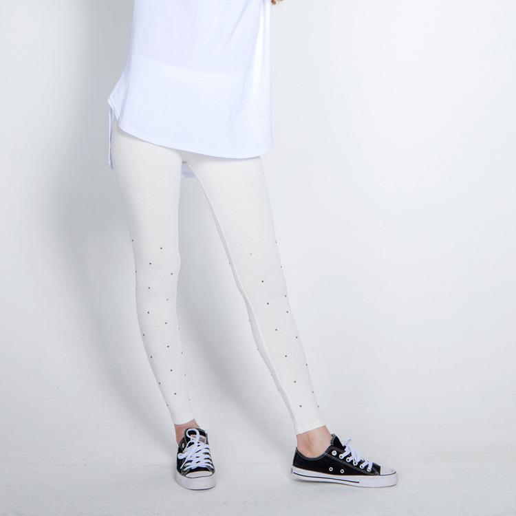 leggings nine-point outerwear pearl with pants skinny