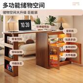 实木吧台隔断柜客厅吧台柜小户型家用餐边柜吧台桌阳台休闲小吧台