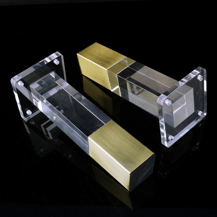 新品亚克力沙发脚橱柜脚五金水晶桌腿现代风格家具腿