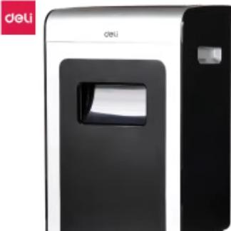 得力33043/33040/9913碎纸机黑/白色20L/23L/15L