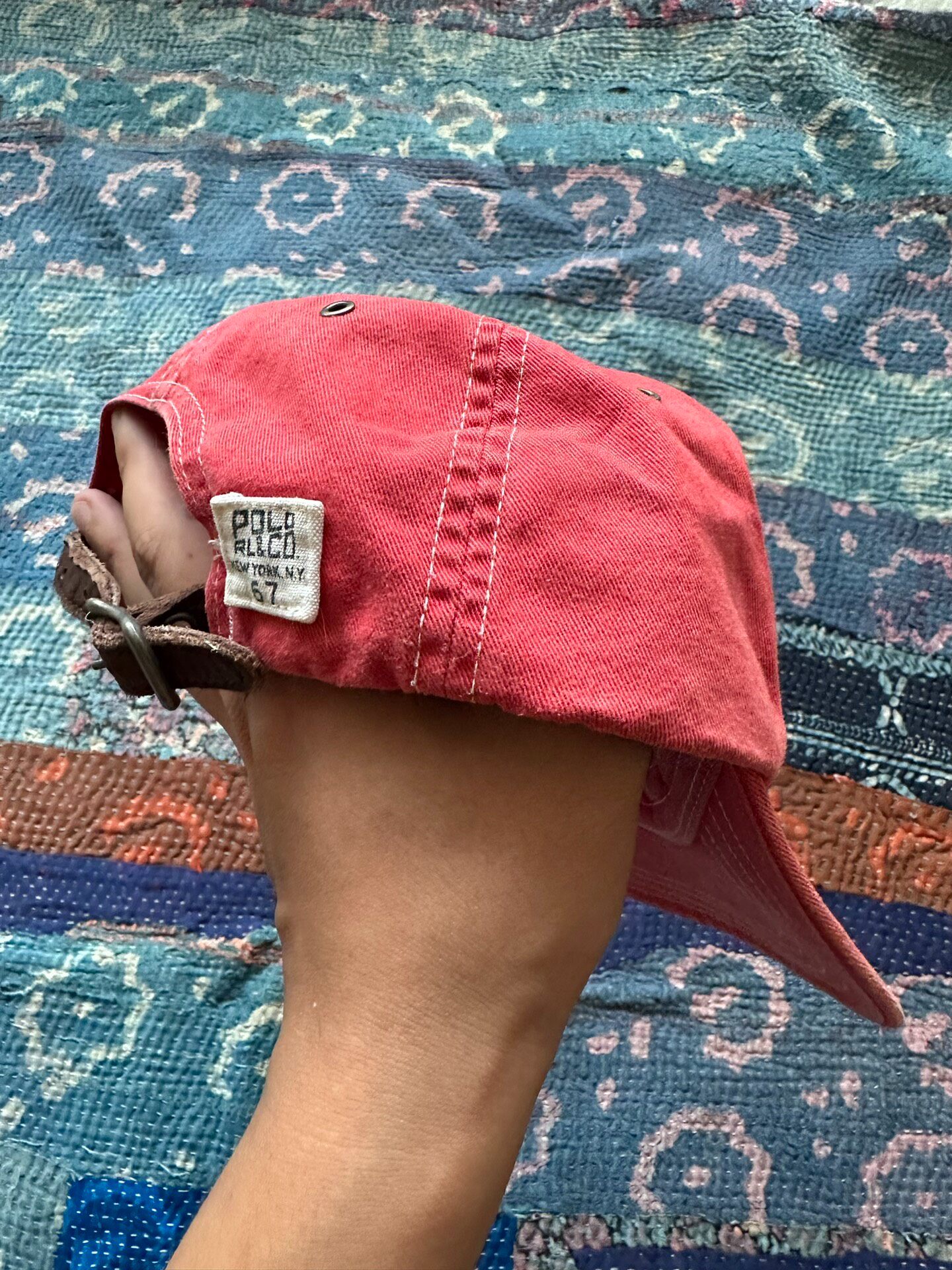 Polo Ralph Lauren RL Washed Distressed Cap — front
