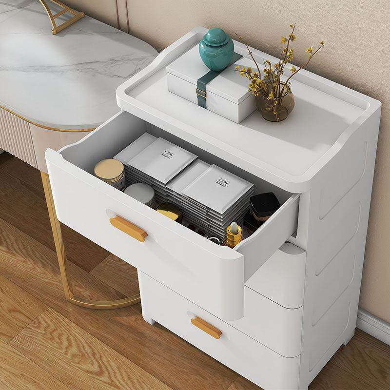 网红化妆品收纳盒化妆台桌底下置物架抽屉式可移动落地护肤品柜