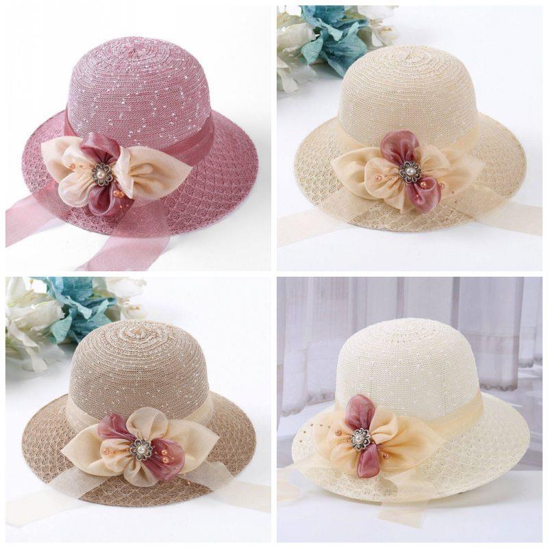 【可折叠】遮阳帽子女韩版夏季圆脸防晒沙滩帽旅游草帽渔夫帽盆帽