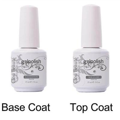 Top Coat Base Coat Shiny Gel Nail Polish UV quality Glaze