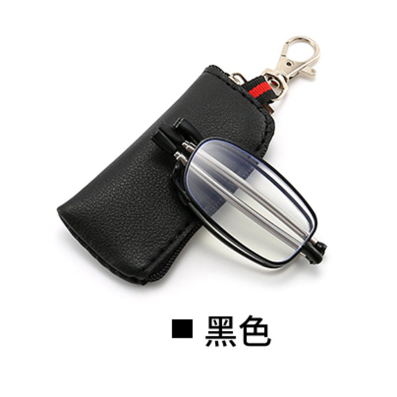 小巧金属框可伸缩折叠老花镜眼镜盒便携超轻女防蓝光老光眼睛男士