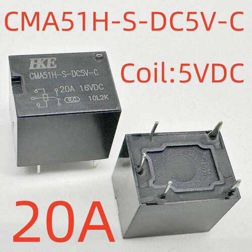 全新原装 5脚20A HKE继电器 CMA51/CMA51H-S-DC5V/12V/24V-C T78C