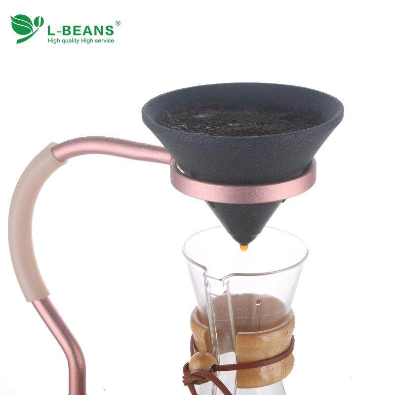 咖啡无孔过滤器陶瓷茶滤氧化铝矿石茶具茶漏红酒醒酒煮咖啡过滤器