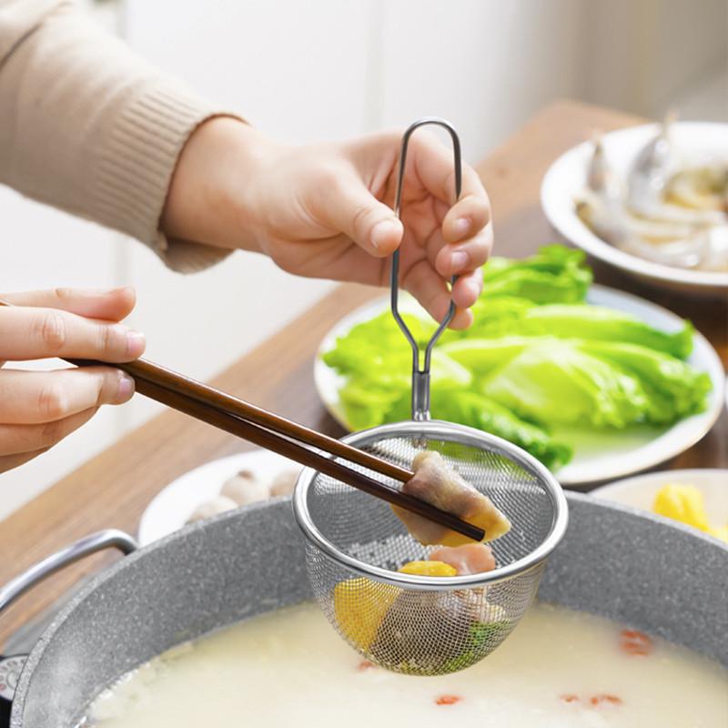 煮麻辣烫漏筐不锈钢家用厨房捞面漏勺火锅专用过滤网筛小漏网勺子
