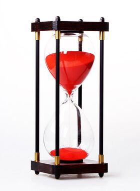 计时器创意铁柱复古沙漏装饰摆件