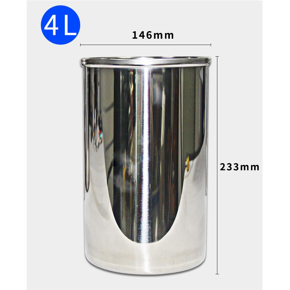 不锈钢量杯实验室容器1L2升3升4升5升桶10升316L不锈钢304压力桶