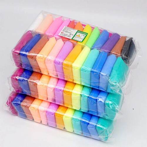 36 Color Super Light Clay Air Dry Polymer Modelling Clay Wit