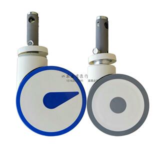 急诊对接车医用静音脚轮转运车医疗中控轮子6寸150胃镜检查床配件