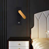 客厅酒店公寓工程嵌入式 灯铝材 壁灯床头卧室年客房2阅读旋转新款