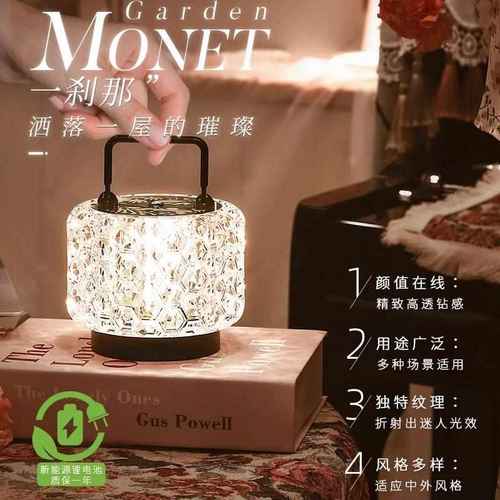 z1y奥斯哥纳简约台灯卧室床头灯客厅高颜值摆件灯浪漫氛围充电小