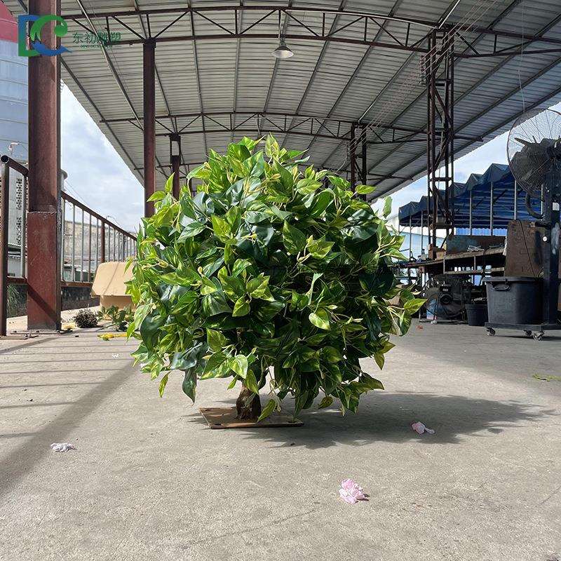 仿真球树灌木丛微景观绿植小盆栽人造盆栽仿真绿植源头厂家