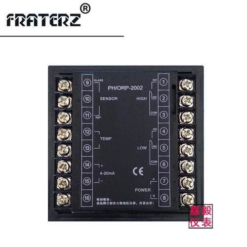 FRATERZ工业在线PH计PH/ORP-2002在线水质分析仪污水处理检测套装