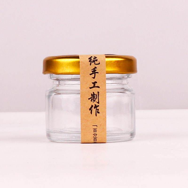 25ml喜蜜瓶蜂蜜瓶玻璃瓶空瓶燕窝瓶西洋参阿胶膏分装瓶果酱辣酱瓶
