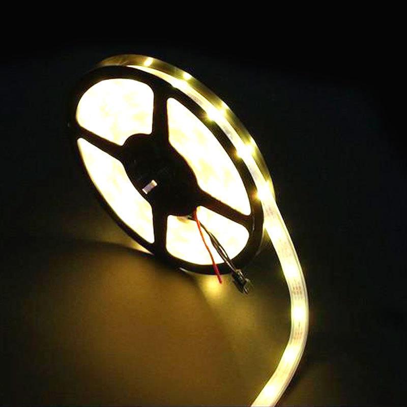 ws28DRT12B发光幻彩led灯工厂条灯5Vled灯带I贴片内置C灯珠套带管