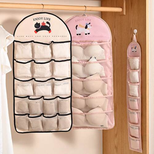 Hanging Sock and Underwear Organizer, Breathable Mesh Bag fo