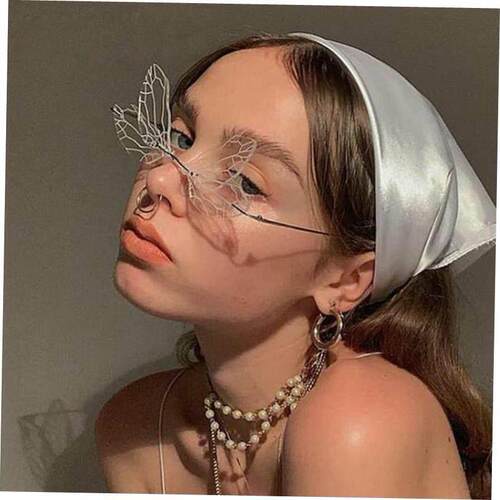 Vintage Wings Sun Glasses Fashion Luxury Men Women Metal